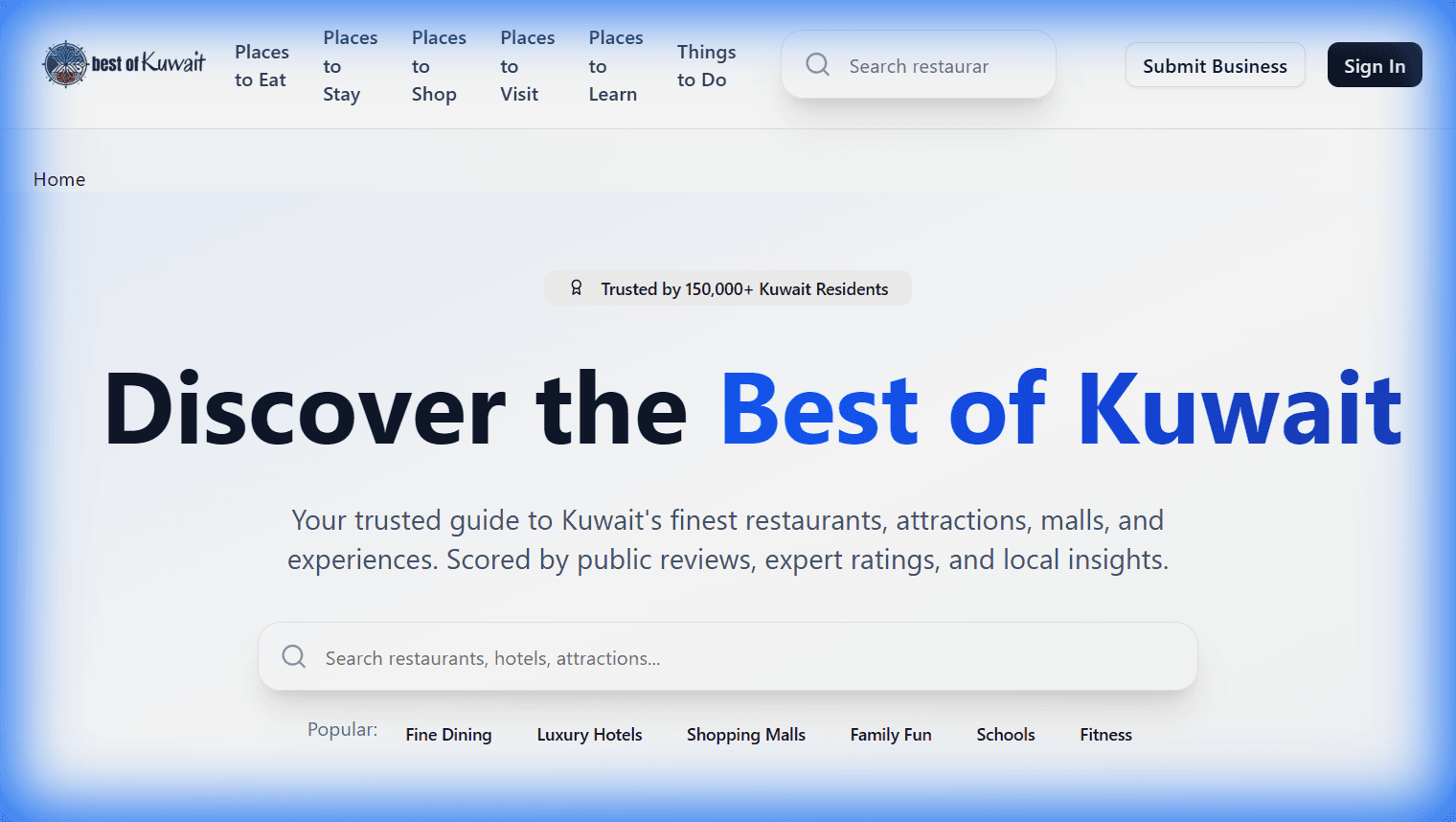 Best of Kuwait Homepage